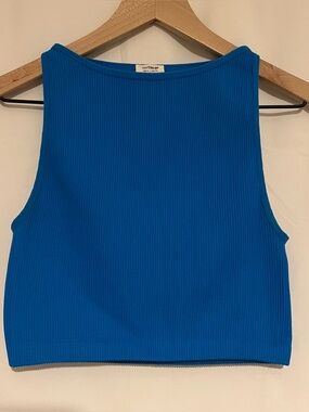 Cotton On Ribbed Blue Top